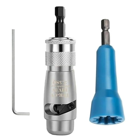 

1 1/8 Drill Bit 1/2 Shank Wire Stripping And Twisting Tool 2024 Electric Wire Stripper Electrician Tool Set Portable Wire Nut Twister For Power Drill Quick Stripping And Connector