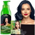 thumbnail image 2 of (3 pack) Herbishh Blue Black Hair Dye Shampoo 500ml, Color Shampoo for Grey Hair, 3-in-1 Natural Hair Dye, Ammonia-Free Formula, Hair Color for Women & Men, 2 of 10