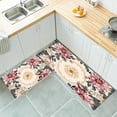 thumbnail image 2 of Floral Flower Plant Boho Anti Fatigue Kitchen Mat Kitchen Rugs Comfort Floor Mat Non Slip Kitchen Carpet Rug Runner for Sink Laundry, 2 of 6