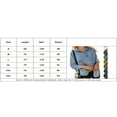 thumbnail image 2 of Chemise en Jean Tendance pour Femmes à Revers, Manches Longues, Boutonnée, Coupe Décontractée, Blouse en Denim, 2 of 3