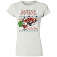 thumbnail image 2 of Santa Claus Santa's Pit Crew Christmas Printed Lady T-shirt Short Sleeve T-Shirt Soft and Comfy Shirt, Lightweight Shirt Color White Large, 2 of 3