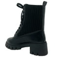 thumbnail image 4 of Nouvelle Bottine de Combat à Semelle Crantée pour Femmes, Bottine à Lacets avec Fermeture Éclair Latérale, 4 of 5