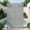 Gray, variant on MAYEERTY 72"x47" Outdoor Privacy Screen, Black 6-Panel Galvanized Steel Louver Panel, Wide-Narrow Pattern, for Balcony Deck Garden