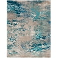 thumbnail image 2 of SAFAVIEH Madison Oscar Abstract Distressed Area Rug, Blue/Grey, 12' x 15', 2 of 9