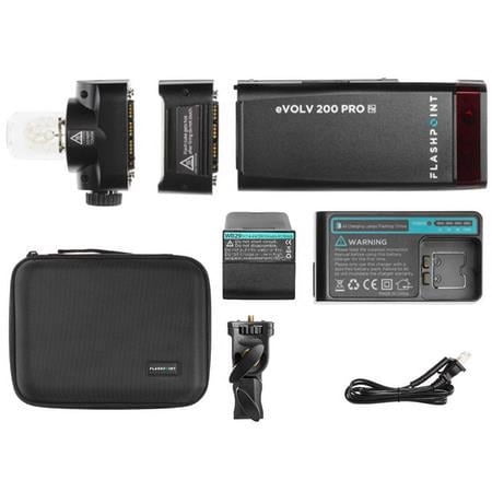 UPC: 0192223021754 | eVOLV 200 Pro TTL Pocket Flash Kit – Godox AD200 Pro