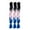 Black Pink Blue Three Colors, variant on LELINTA 3pcs Synthetic Braiding Hair Bundles Kanekalon Hair Salon Crochet Braids Ombre for Twist Braiding Hair 24 inch 95g /Bundles