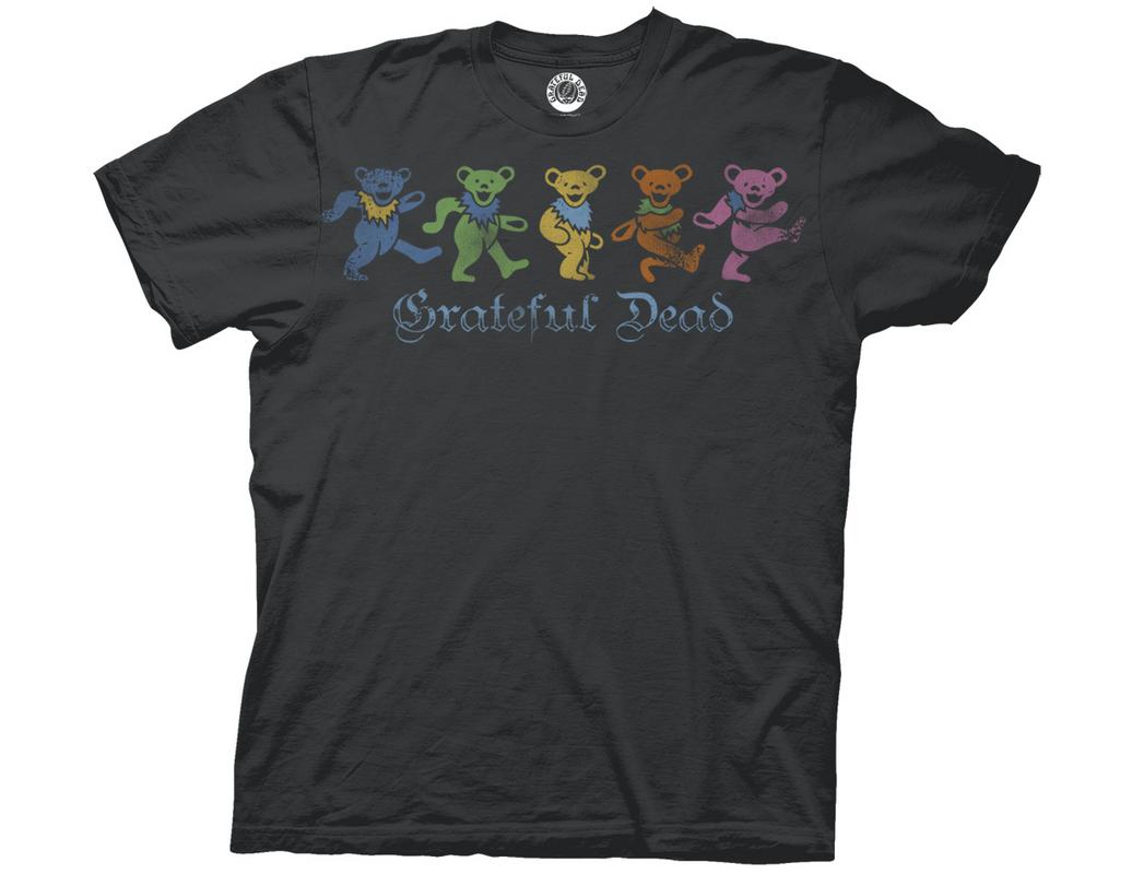 Hanes 100/% Cotton New Grateful Dead Dancing Bears Shirt