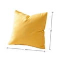 thumbnail image 2 of Yellow Striped Throw Pillow with Insert, Decorative Cushion for Sofa Couch Bedroom, Soft Woven Farmhouse Boho Accent Pillow, 2 of 5