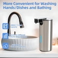 thumbnail image 3 of ACDANC 2026 New Stainless Automatic Soap Dispenser Touchless - Battery Operated Electric Hand Free Soap Dispenser with 3 Adjustable Volume Control for Kitchen Bathroom Countertop, 3 of 4