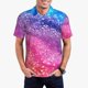 thumbnail image 1 of Balery Rainbow Glitter Cute Camisa Polo de Hombre con Estampado, de Manga Corta y Tejido Medio, Camisa Tipo Golf Polo-4X-Large, 1 of 6