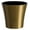Gold Black, variant on 5.3" ARTE Self Watering Planter (Set of 3) in /Black - Indoor Flower Pot for All House Plants, Flowers, , , Orchideas, Dahlias and African