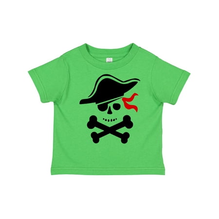 

Inktastic Pirate Skull and Cross Bones Gift Toddler Boy or Toddler Girl T-Shirt