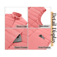 thumbnail image 6 of Fantaslook Duck Down Womens Puffer Vest Packable Quilted Sleeveless Zip Up Coat Water-Resistant Winter Outerwear with Pockets, 6 of 9