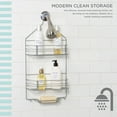 thumbnail image 4 of Bath Bliss 2 Shelf Regency Steel Shower Caddy in Gray, 4 of 11