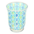 thumbnail image 4 of Mosaic Candle HolderMosaic Candle Holder Handcrafted Candle Holder Mosaic Candlestick Exquisite Design, 4 of 5