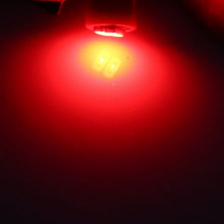 12pcs 12v T4 2 2 3014 Smd Red Led Car Interior Dashboard Panel Light Bulb