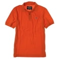 thumbnail image 1 of Ecko Unltd. Mens Wallburner Solid Color Rugby Polo Shirt, Orange, Small, 1 of 1