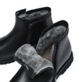 thumbnail image 4 of CMR CHAMARIPA Mens Elevator Boots - Mens Height Increasing Boots - Black Side Zipper Fur Lined Winter Boots 8cm / 3.15 Inches, 4 of 5
