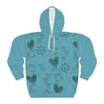 thumbnail image 3 of TSmartArt @ Walmart. Scribble. Unisex Pullover Hoodie. Regular Plus S-2XL, 3 of 5