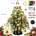 thumbnail image 3 of PYURTEP DIY Beaded Christmas Tree Kit, Winter 3D Bead Holiday Craft Set for Adults, Creative Handmade Small Christmas Tree for Holiday Gift, 3 of 5