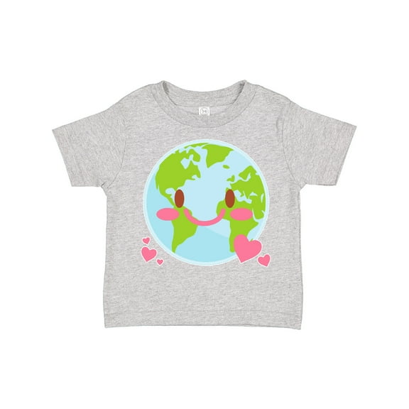 Inktastic Happy Earth Day with hearts Boys or Girls Toddler T-Shirt