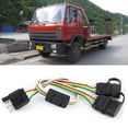 thumbnail image 4 of Trailer Plug Trailer Socket 4-pin Trailer Plug Trailer Connector Trailer Accessory 4-Pin Trailer Plug Two Split Adapter Socket US Type Wire Connector Accessory For RV Trailers, 4 of 8