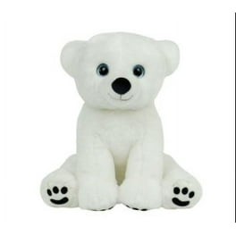 16 Inch Polar Bear Plush Toy Soft and Cuddly Stuffed Animal for Kids Sustainable and Safe