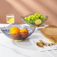 thumbnail image 3 of Fruit Tray Elegant Transparent Nordic Style Desktop Nut Snack Candy Bowl Daily Use, 3 of 8