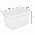 thumbnail image 4 of Sterilite 18.9 Liter White Storage Box, 18.9 Liter, 4 of 5