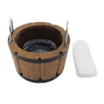 thumbnail image 4 of Bañera de de madera 1/12, Mini muebles, lavabo, accesorios, juego de baño para juego de simulación Bañera de burbujas Yotijar bañera de casa de muñecas, 4 of 7