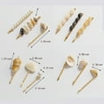 thumbnail image 3 of QIQUWOHUL Seashell Pearl Hairpins Side Bangs Hair Clips Headwear Styling Tools Hair Accessories Beach Hair Barrettes, 3 of 3