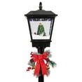 thumbnail image 6 of Northlight 70.75" Lighted Musical Snowing Santa and Friends Christmas Street Lamp, 6 of 6
