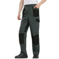 thumbnail image 4 of Under $10 Mens Cargo Construction Pants Wear Safety Pants with Knee Pads and Tool Pockets, 4 of 5