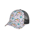 thumbnail image 6 of Lsque Unicorn DoingYoga Printed Trucker Hat - Baseball Cap for Men Women - Breathable Mesh Side, Adjustable Fit - for Casual Wear, 6 of 7