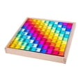 thumbnail image 4 of Milaget Acrylic Cubes Blocks Set Stacking Blocks Toys for Preschool Party 3  Year Old 100pcs, 4 of 9