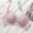 Pink, variant on Jacenvly Wireless Bras for Women Support Plus Casual Front Button Shaping Cup Shoulder Strap Underwire Bra Extra-Elastic Wirefree