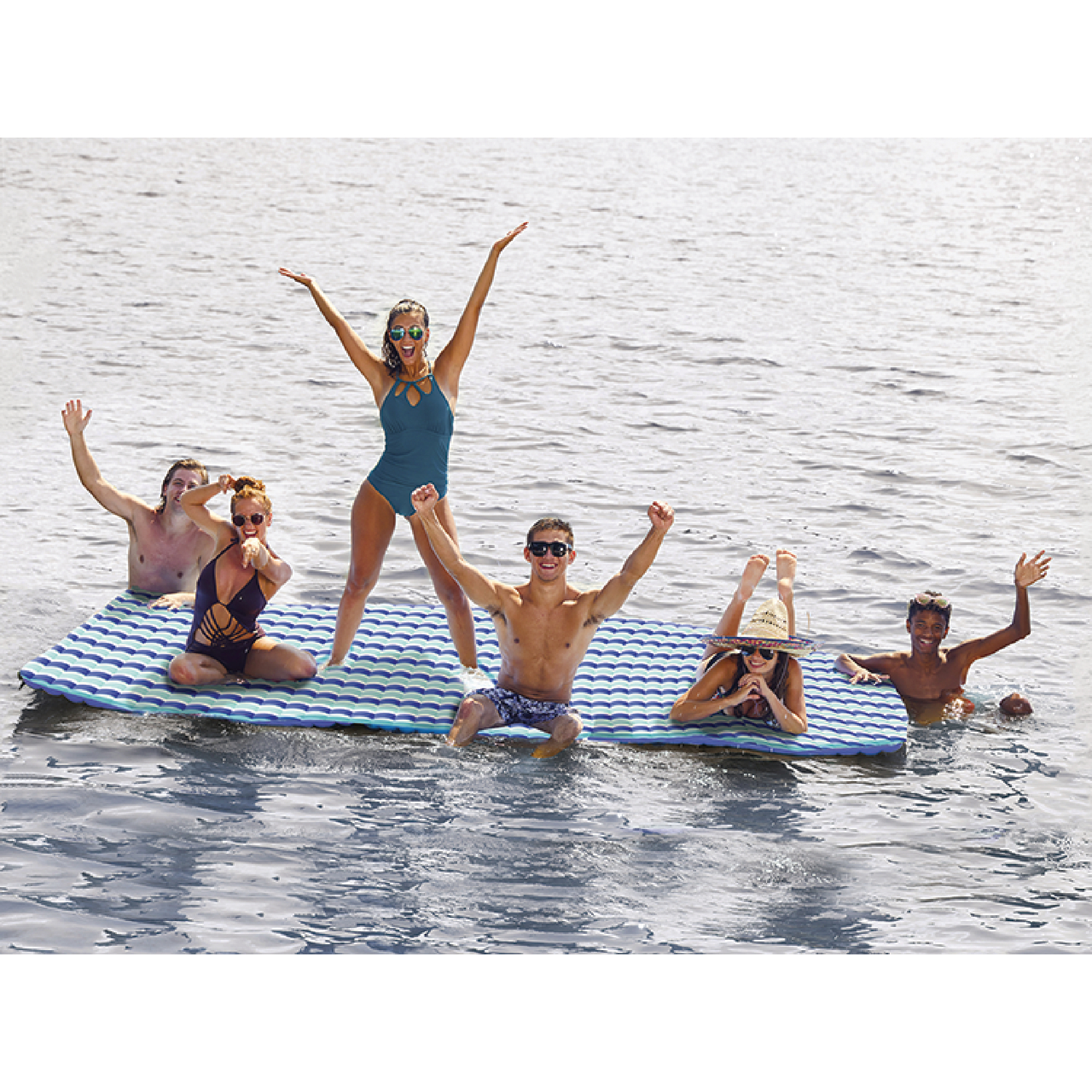 Seachoice 86836 Supersized Inflatable Floating Party Platform