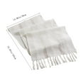 thumbnail image 3 of YOHAVEN Boho Table Runner, 72" Macrame Linen Woven Runner with Tassels, Rustic Farmhouse Wedding Party Dining Table Decorations for Kitchen Bedroom Holiday Decor, 3 of 6