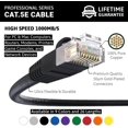 thumbnail image 2 of shiyou-8Ft Cat.5e Molded Snagless Patch Cable Black, 2 of 4