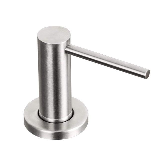 Accesorios Funcionales Toystoory Dispensador de Jabón Moderno Acero Inoxidable Plata