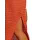 thumbnail image 5 of Cubiertas de ganchillo para mujeres, vestido de playa con escote, traje de baño, XS, naranja, 5 of 6