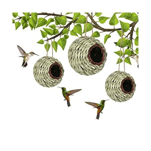 2 Pices Nid Oiseau Fait La Main, Grass Bird Hat, Nichoir Tiss La Main Maison Pour Oiseaux De La Nature Nichoirs Oiseaux Adapt Aux Petits Oiseaux 2 Pices Nid Oiseau Fait La Main, Grass Bird Hat, Nichoir Tiss La Main Maison Pour Oiseaux De La Nature Nichoirs Oiseaux Adapt Aux Petits Oiseaux