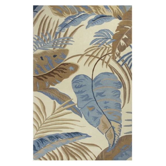 Kas Havana 2624-Ivory-Blue-8x11 area rug