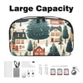 thumbnail image 3 of Christmas Tree Waterproof Oxford Fabric USB Organizer Storage Box Charger Phone Case Cell Phone Cord Organizer 5.9x9.44x3.14 in., 3 of 6