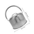thumbnail image 2 of Pretyzoom Versatile Fire Pit Iron Grill for Outdoor Cooking and Camping Portable BBQ Accessory Silver, 2 of 8