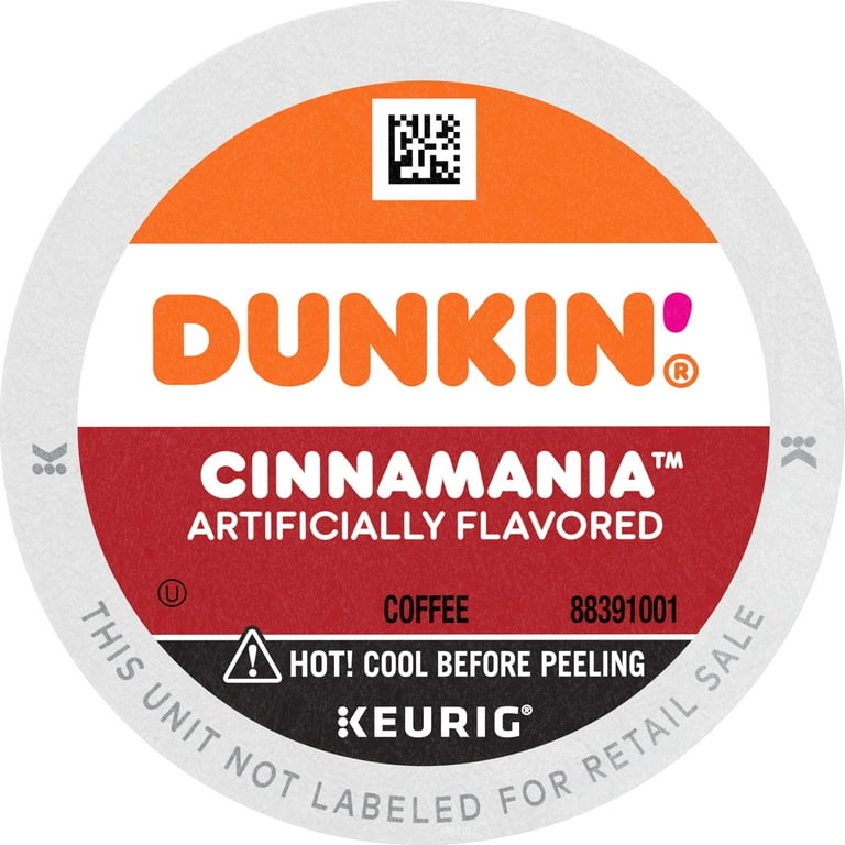 Dunkin' Cinnamania Cinnamon Flavored Coffee K-Cup Pods 60