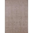 thumbnail image 1 of Ahgly Company Machine Washable Indoor Rectangle Industrial Modern Rose Dust Purple Area Rugs, 4' x 6', 1 of 7