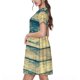 thumbnail image 2 of Disketp Retro Wooden para Vestido de Manga Corta para Mujeres, Vestidos de Verano para Mujeres, Casual y Holgado para la Playa, 2 of 6