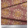 thumbnail image 3 of Soimoi Rayon Fabric Moroccan Damask Print Fabric by Yard 56 Inch Wide, 3 of 3
