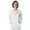 White, variant on Landau ProFlex Tailored Fit 3-Pocket Snap-Front Scrub Jacket for Women 3038